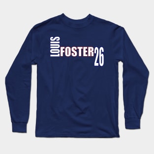 Louis Foster '23 white text Long Sleeve T-Shirt